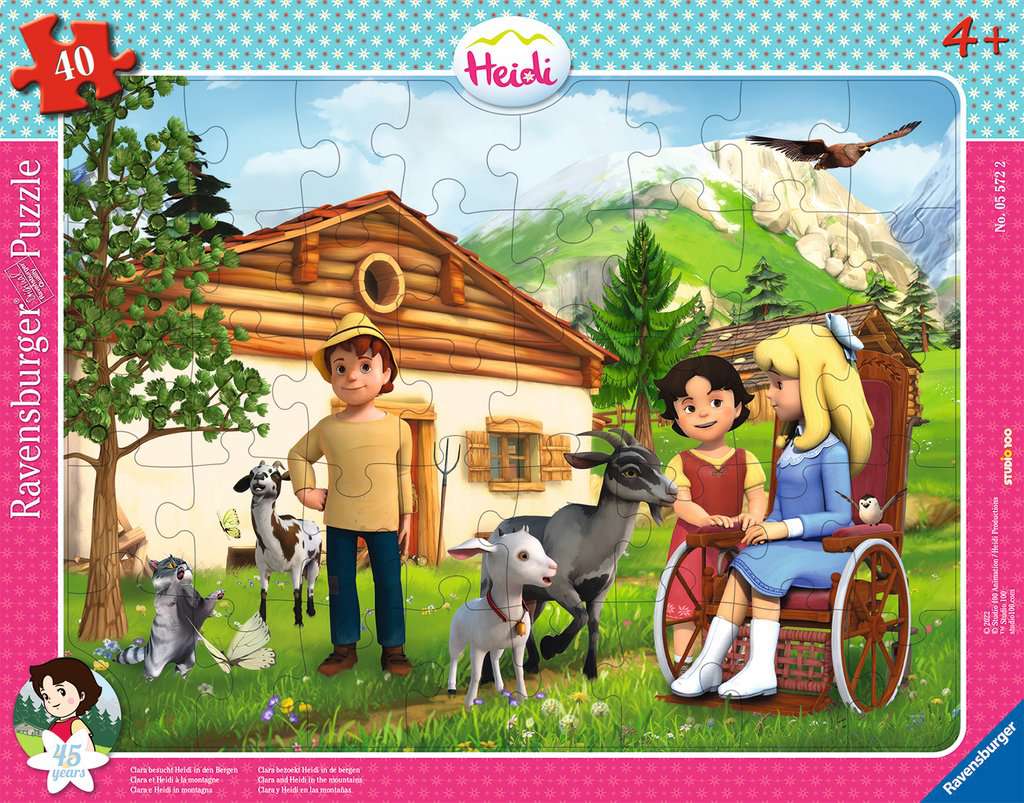 Clara besucht Heidi in den Bergen