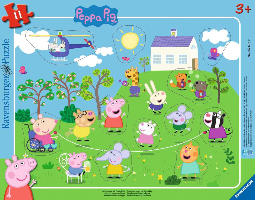 Seilspringen mit Peppa Wutz