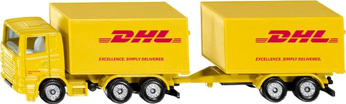SIKU LKW DHL MIT ANHAENGER - -