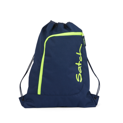Toxic Yellow Gymbag dark blue