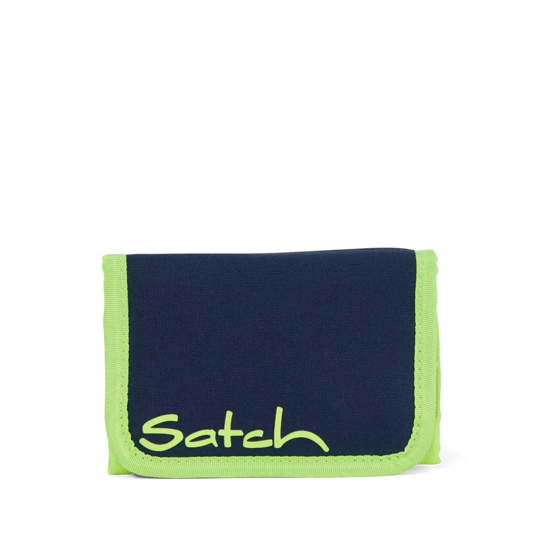 Toxic Yellow Wallet dark blue