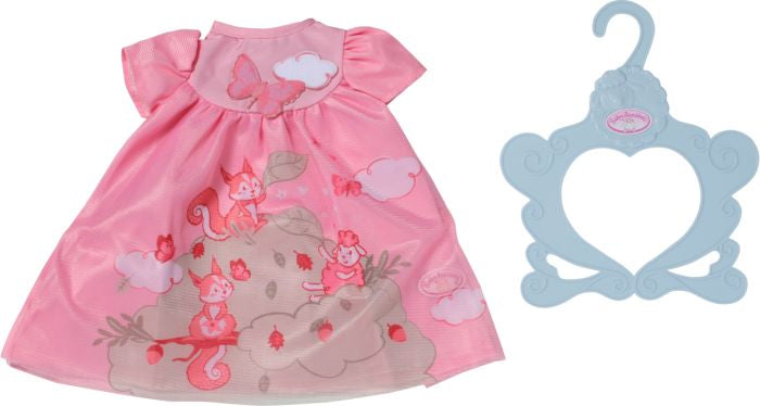 Baby Annabell Kleid rosa Eichhörnchen 43cm