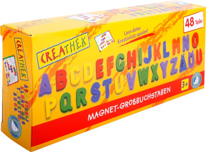 CR Magnet Großbuchstaben 48teilig