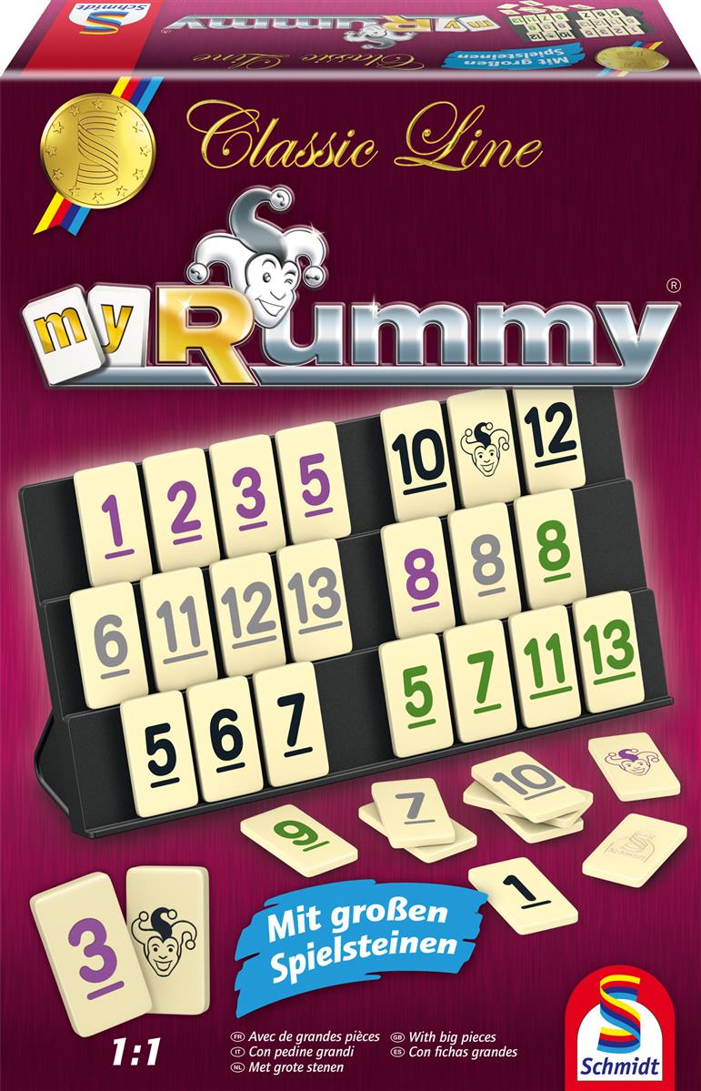Classic Line, MyRummy®, mit großen Spielfiguren