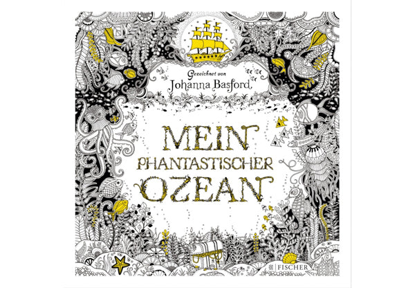 Mein phantastischer Ozean - Malbuch