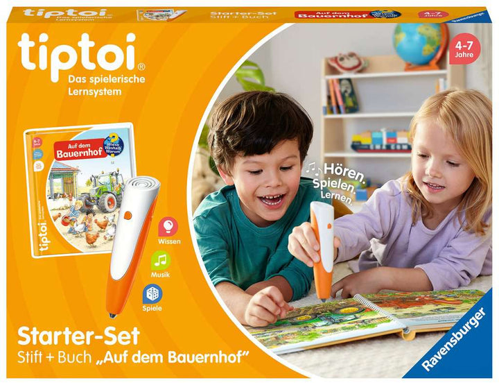 Starter-Set: Stift und Bauernhof-Buch