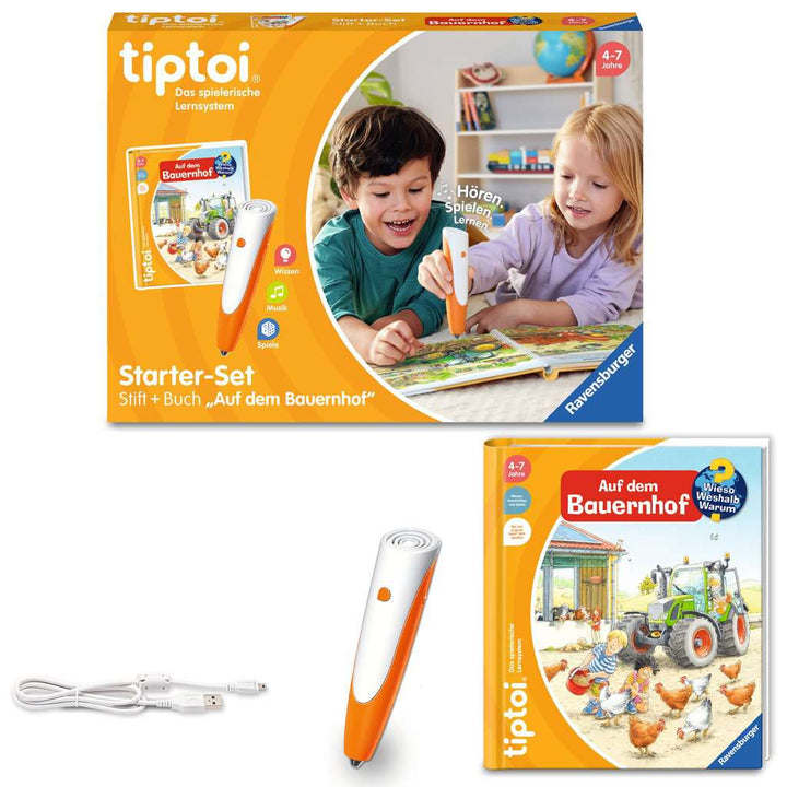 Starter-Set: Stift und Bauernhof-Buch