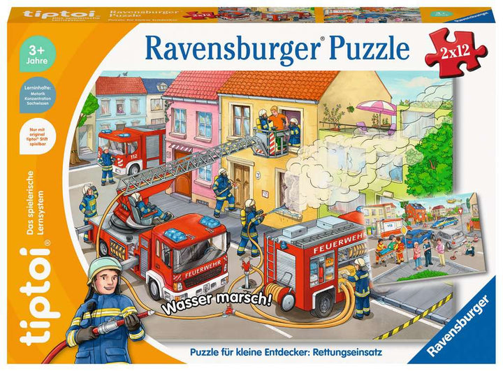 Ravensburger tiptoi Puzzle 00133 Puzzle für kleine Entdecker: Rettungseinsatz, Puzzle für Kinder ab 3 Jahren, für 1 Spieler