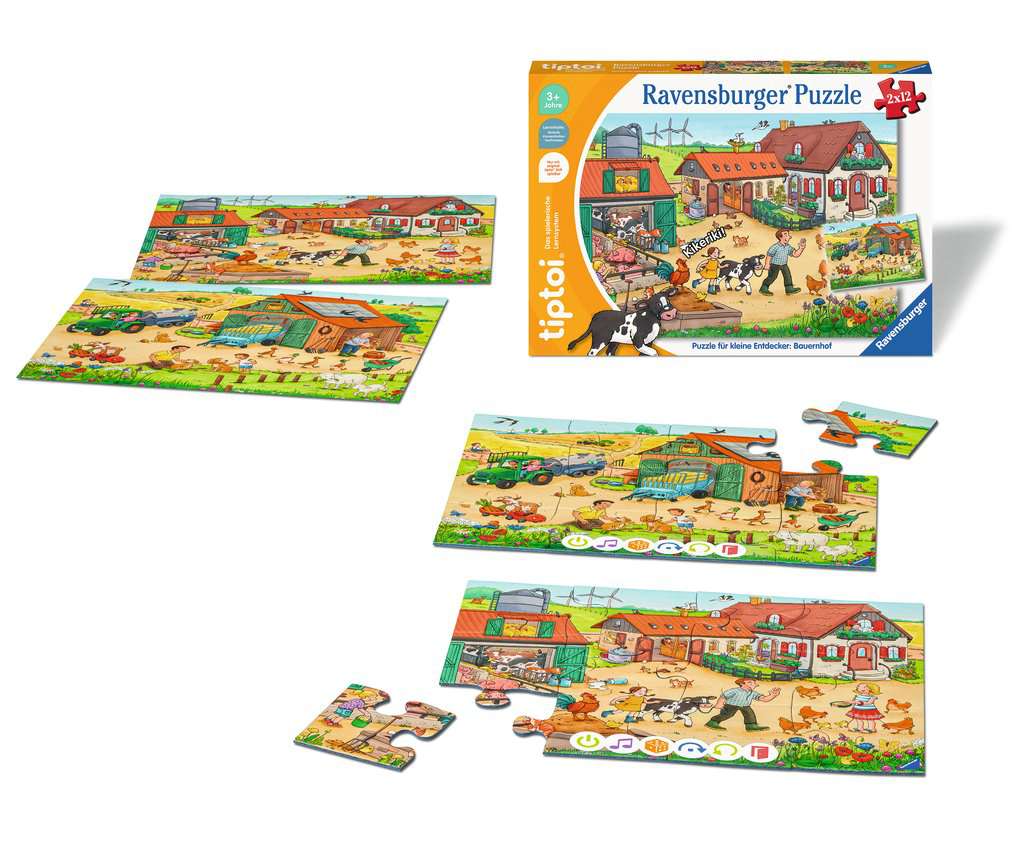 Puzzle für kleine Entdecker: Bauernhof