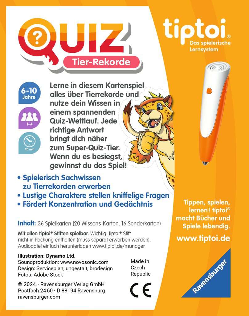 Quiz Tier-Rekorde