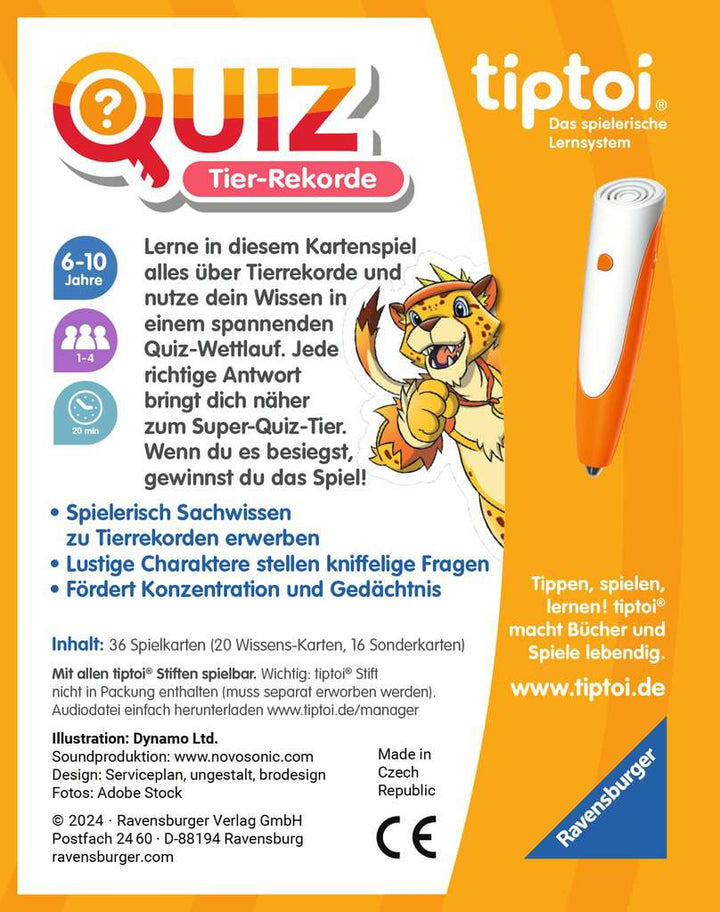Quiz Tier-Rekorde
