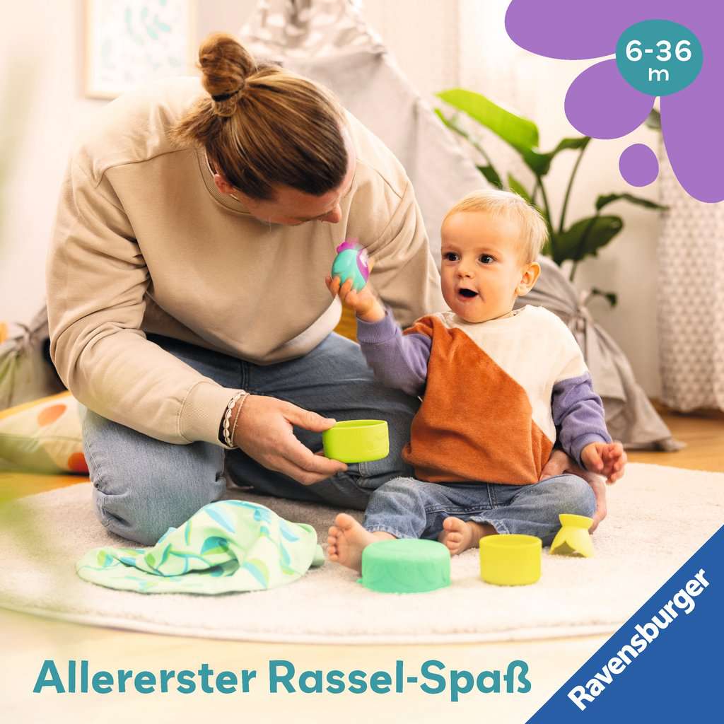 Baby-Stapel-Puzzle: Vogelnest
