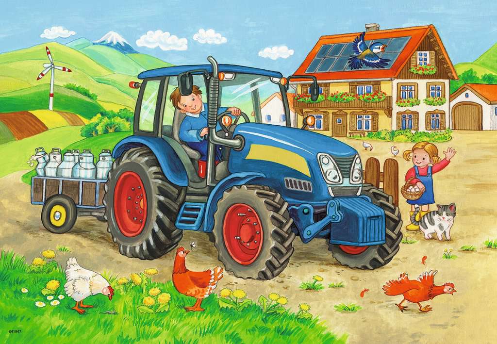 Baustelle und Bauernhof