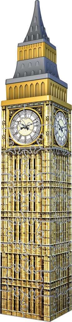 Ravensburger 3D Puzzle 11246 - Mini Big Ben - Miniaturversion des berühmten Wahrzeichens aus London zum Puzzeln in 3D - ab 8 Jahren