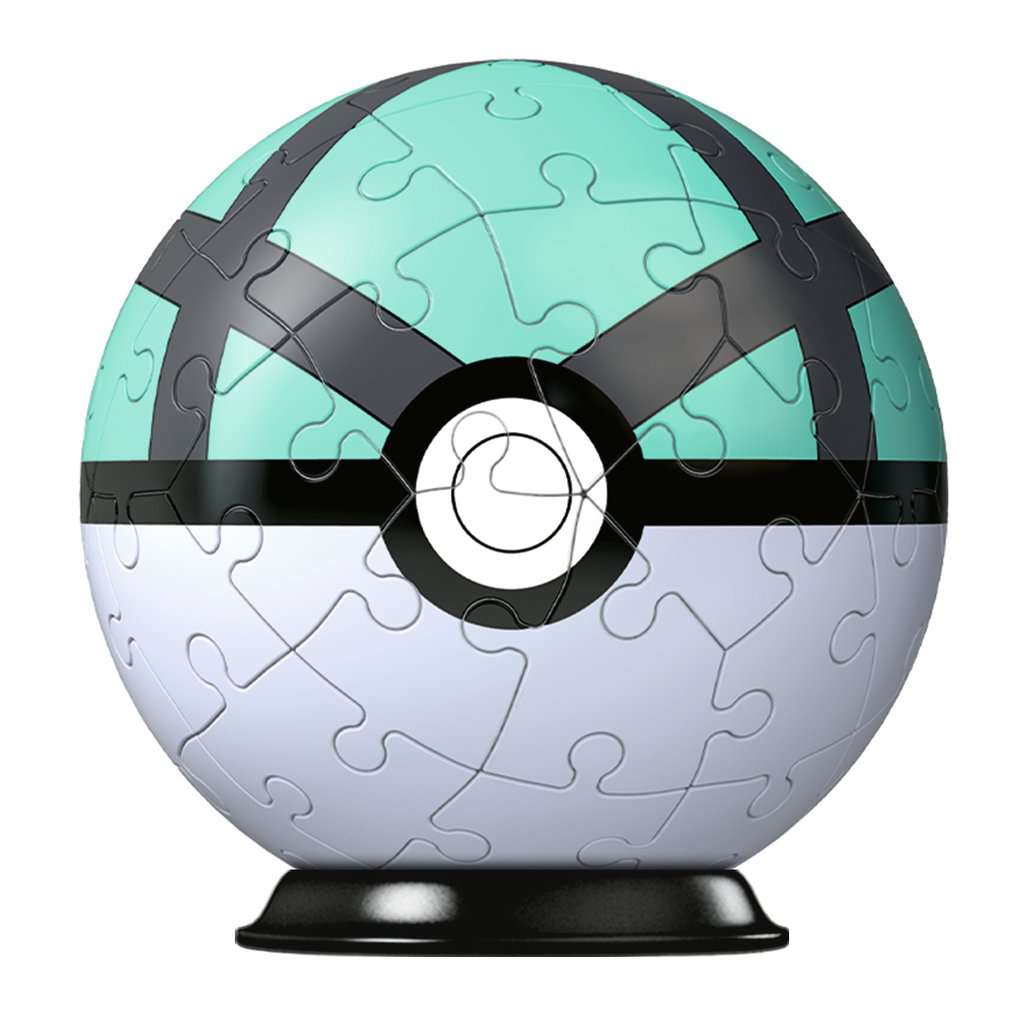 Ravensburger 3D Puzzle 11581 - Puzzle-Ball Pokémon Pokéballs - Netzball - [EN] Net Ball - für große und kleine Pokémon Fans ab 6 Jahren