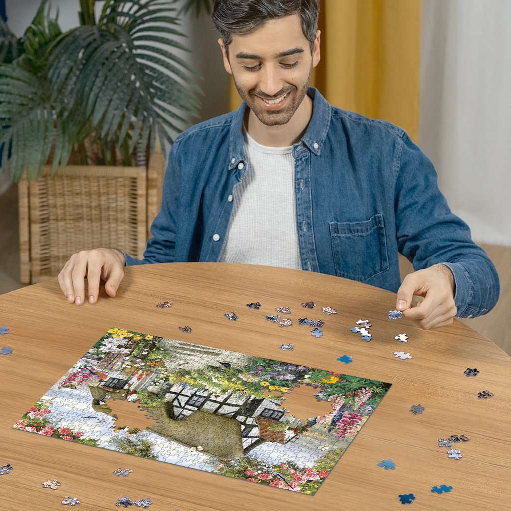 Ravensburger Puzzle 12000199 - Verträumtes Cottage - 500 Teile Puzzle für Erwachsene und Kinder ab 10 Jahren