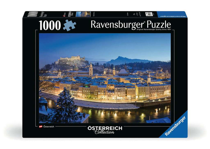 Ravensburger Puzzle 12000373 - Salzburger Abendstimmung - 1000 Teile Puzzle für Erwachsene und Kinder ab 14 Jahren