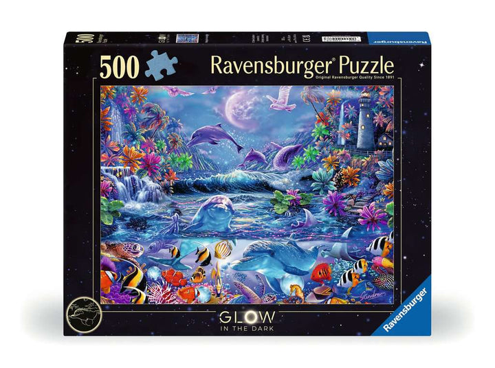 Ravensburger Puzzle 12000478 - Im Zauber des Mondlichts - 500 Teile Puzzle für Erwachsene und Kinder ab 10 Jahren Leuchtpuzzle, Leuchtet im Dunkeln