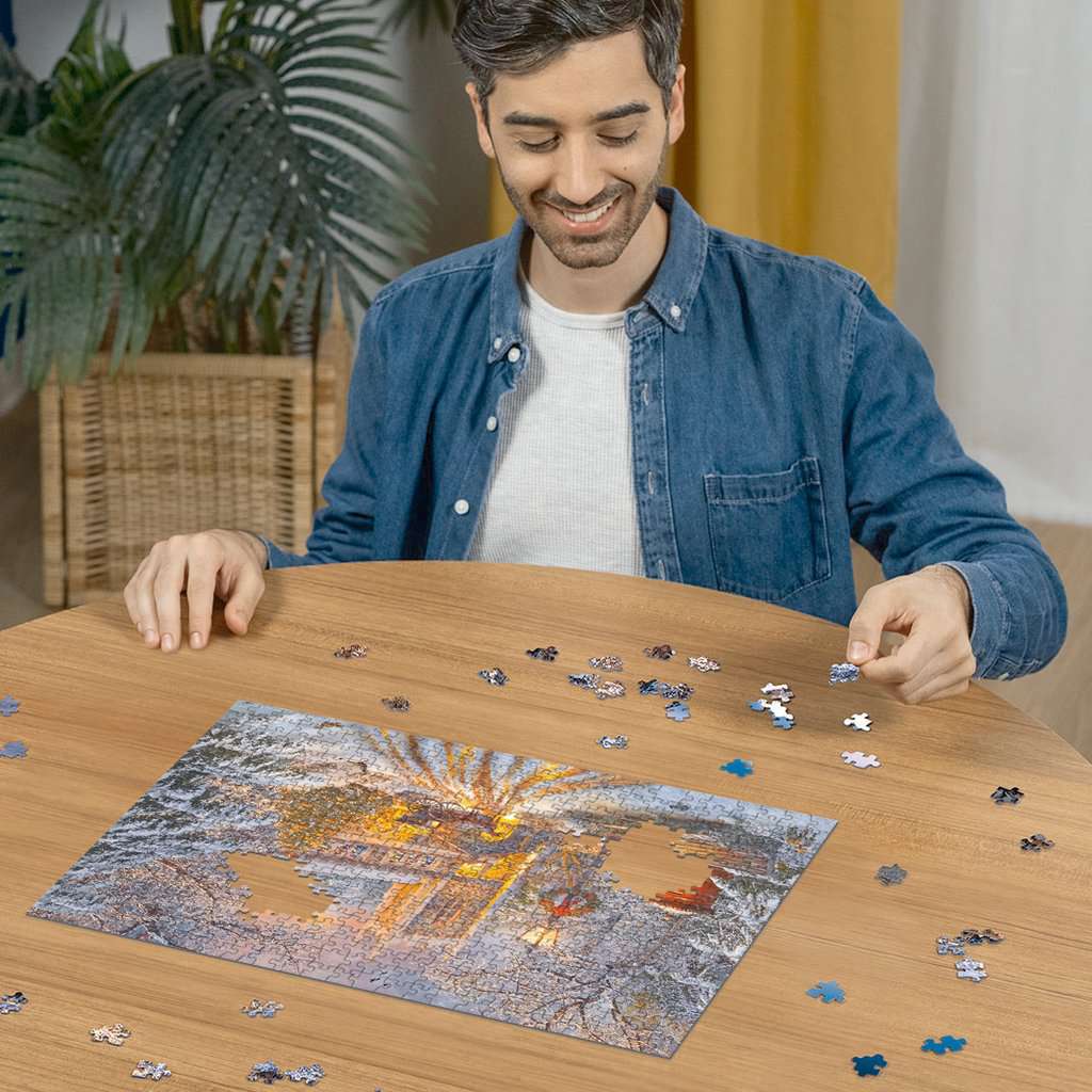 Ravensburger Puzzle 12000481 - Funkelnde Weihnachten - 500 Teile Puzzle für Erwachsene und Kinder ab 12 Jahren