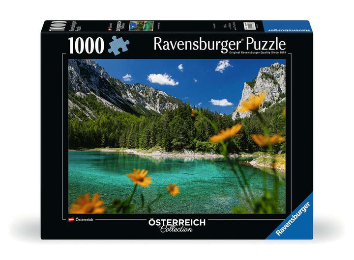 Ravensburger Puzzle 12000563 - Grüner See bei Tragöß - 1000 Teile Puzzle für Erwachsene und Kinder ab 14 Jahren