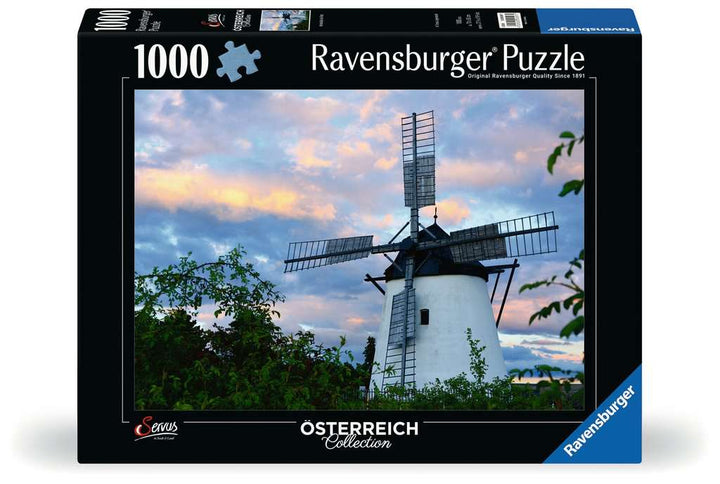 Ravensburger Puzzle 12000597 - Windmühle bei Retz - 1000 Teile Puzzle für Erwachsene und Kinder ab 14 Jahren