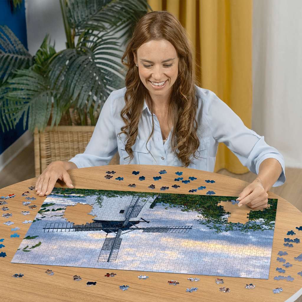 Ravensburger Puzzle 12000597 - Windmühle bei Retz - 1000 Teile Puzzle für Erwachsene und Kinder ab 14 Jahren