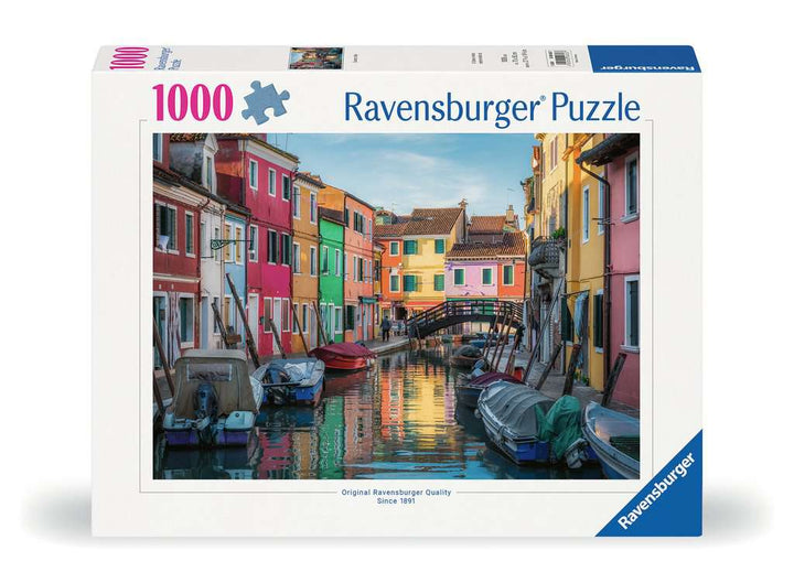 Ravensburger Puzzle 12000623 Burano in Italien - 1000 Teile Puzzle für Erwachsene und Kinder ab 14 Jahren