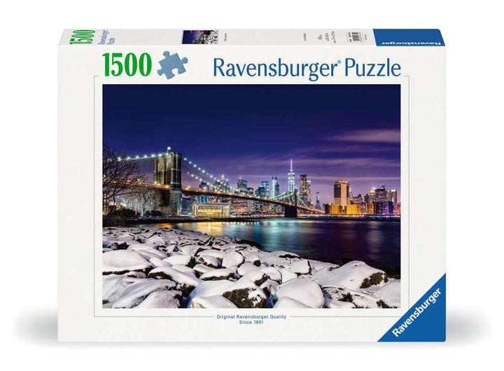 Ravensburger Puzzle 12000734 - Winter in New York - 1500 Teile Puzzle für Kinder und Erwachsene ab 14 Jahren