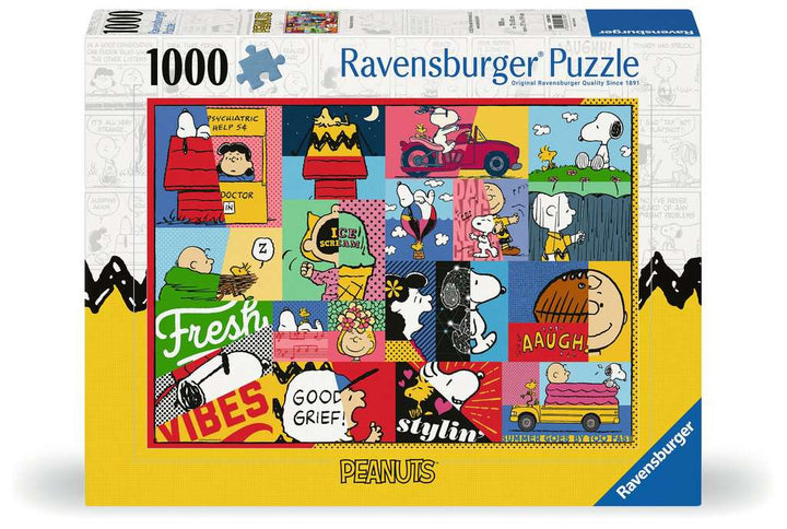 Ravensburger Puzzle 12000750 - Peanuts Momente - 1000 Teile Snoopy Puzzle für Erwachsene und Kinder ab 14 Jahren