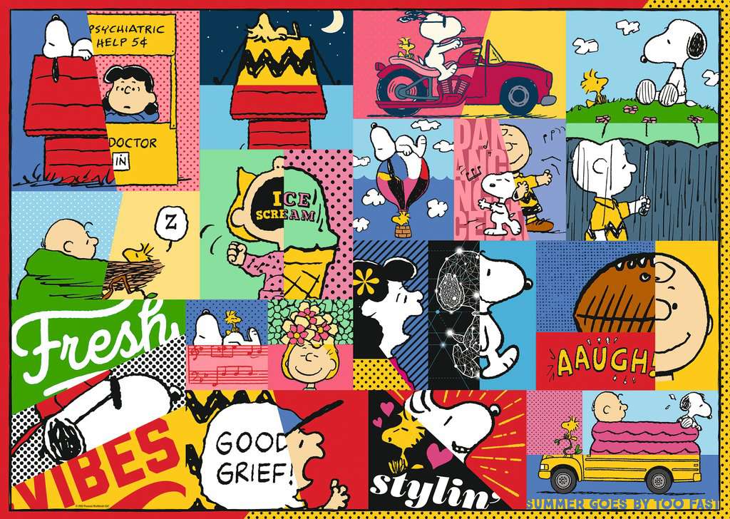 Ravensburger Puzzle 12000750 - Peanuts Momente - 1000 Teile Snoopy Puzzle für Erwachsene und Kinder ab 14 Jahren