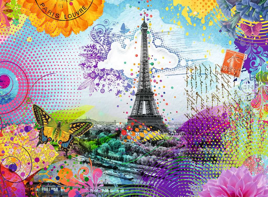 Ravensburger Puzzle 12000772 Postkarte aus Paris - 500 Teile Puzzle für Erwachsene ab 12 Jahren