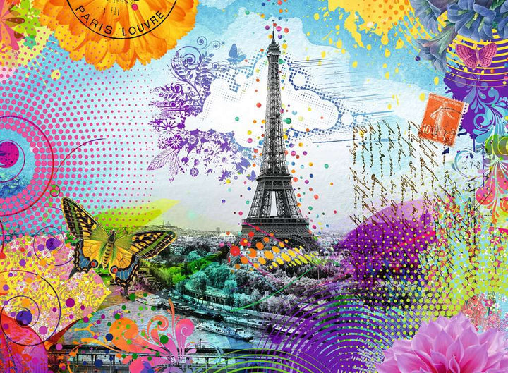 Ravensburger Puzzle 12000772 Postkarte aus Paris - 500 Teile Puzzle für Erwachsene ab 12 Jahren