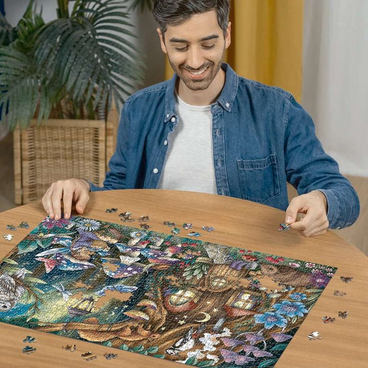 Ravensburger Puzzle 12000786 - Im Feenland - 1000 Teile Puzzle für Erwachsene ab 14 Jahren