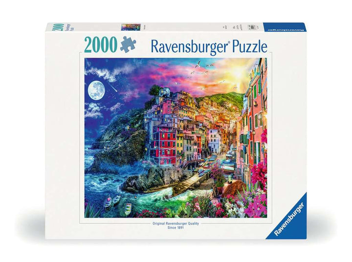 Ravensburger Puzzle 12000803 - Farbenfrohe Cinque Terre - 2000 Teile Puzzle für Erwachsene ab 14 Jahren