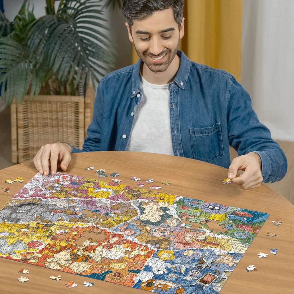 Ravensburger Puzzle 12000832 - Pokémon Abenteuer - 1000 Teile Pokémon Puzzle für Erwachsene und Kinder ab 14 Jahren