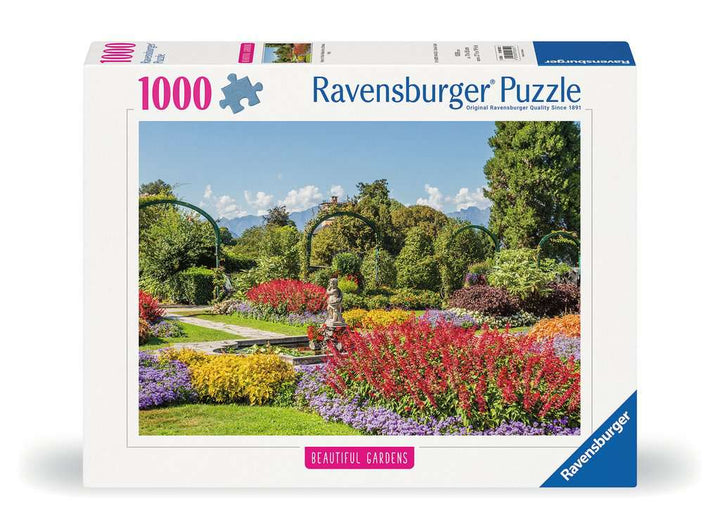 Ravensburger Puzzle 12000852, Beautiful Gardens - Park der Villa Pallavicino, Stresa, Italien - 1000 Teile Puzzle für Erwachsene und Kinder ab 14 Jahren