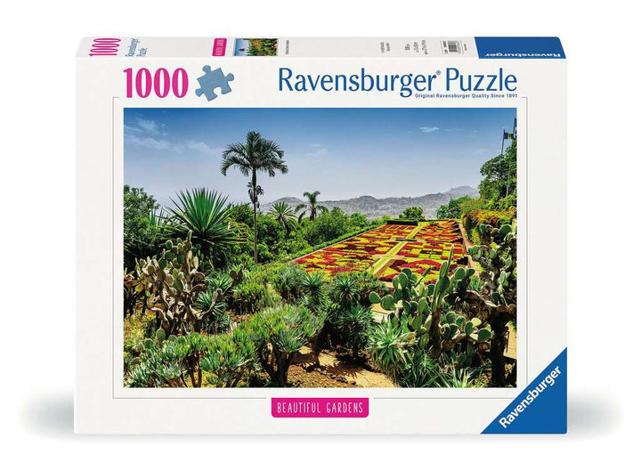 Ravensburger Puzzle 12000853, Beautiful Gardens - Botanischer Garten, Madeira - 1000 Teile Puzzle für Erwachsene und Kinder ab 14 Jahren