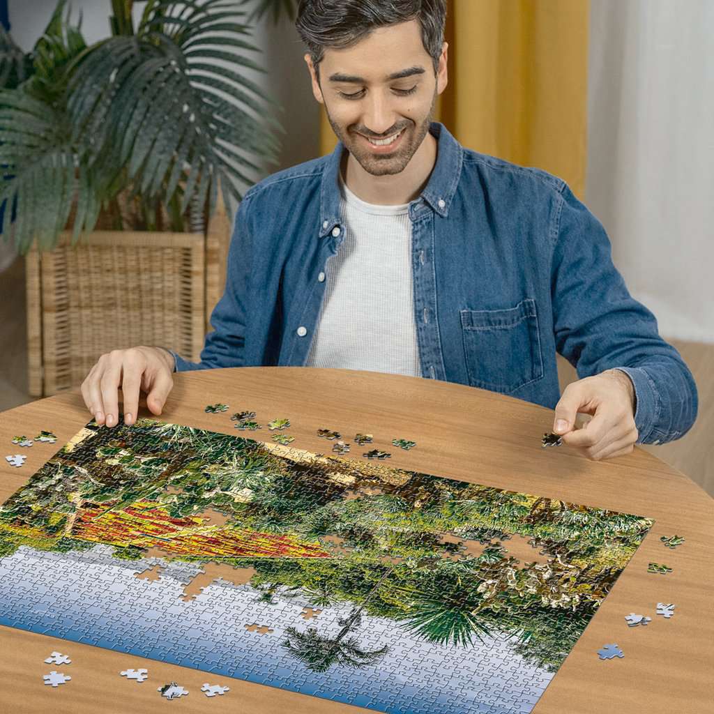 Ravensburger Puzzle 12000853, Beautiful Gardens - Botanischer Garten, Madeira - 1000 Teile Puzzle für Erwachsene und Kinder ab 14 Jahren