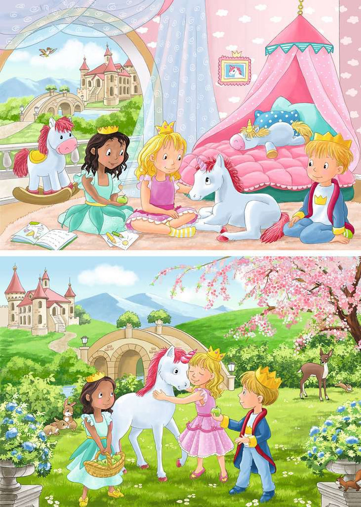 Ravensburger Kinderpuzzle - 12000858 Zauberhafte Freundschaft - 2x12 Teile Puzzle für Kinder ab 3 Jahren