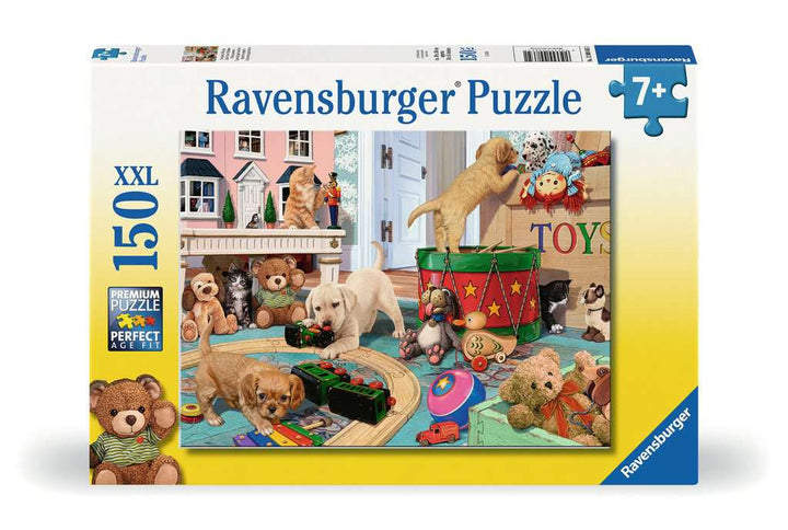 Ravensburger Kinderpuzzle - 12000865 Verspielte Welpen - 150 Teile XXL Puzzle für Kinder ab 7 Jahren