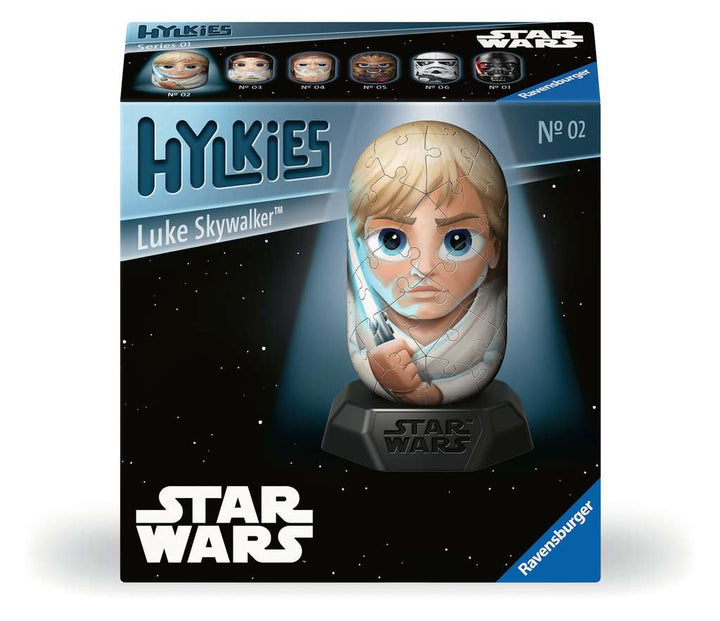 Ravensburger Hylkies: Die neue Sammelfigurenreihe zum selbst zusammenbauen. Figur #02 - Luke Skywalker - Für alle Star Wars Fans - Aufbauen, Verlieben, Sammeln