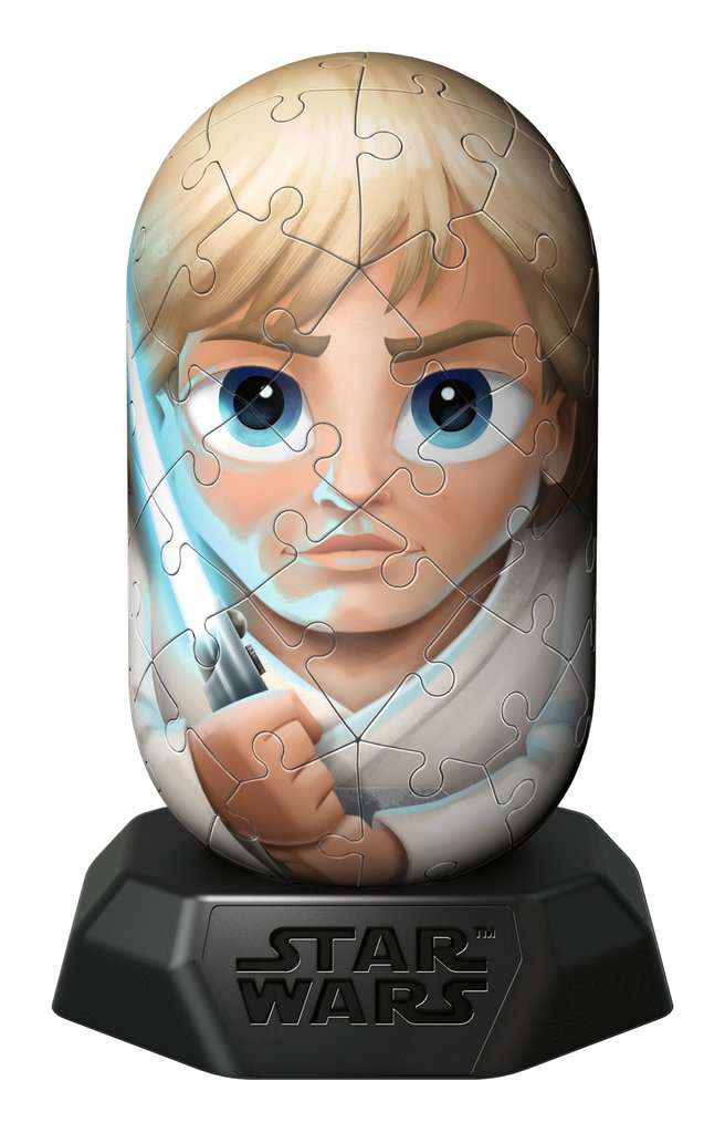 Ravensburger Hylkies: Die neue Sammelfigurenreihe zum selbst zusammenbauen. Figur #02 - Luke Skywalker - Für alle Star Wars Fans - Aufbauen, Verlieben, Sammeln