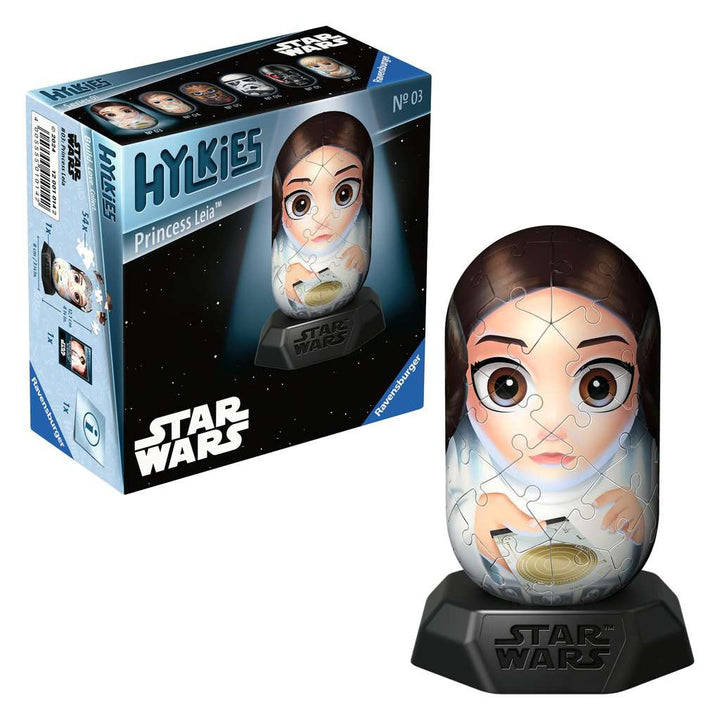 Ravensburger Hylkies: Die neue Sammelfigurenreihe zum selbst zusammenbauen. Figur #03 - Prinzessin Leia - Für alle Star Wars Fans - Aufbauen, Verlieben, Sammeln