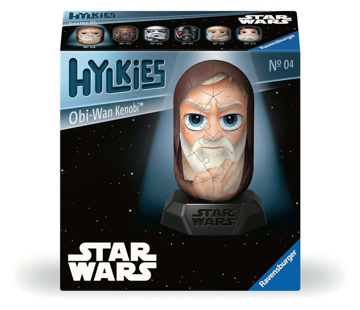 Ravensburger Hylkies: Die neue Sammelfigurenreihe zum selbst zusammenbauen. Figur #04 - Obi-Wan Kenobi - Für alle Star Wars Fans - Aufbauen, Verlieben, Sammeln