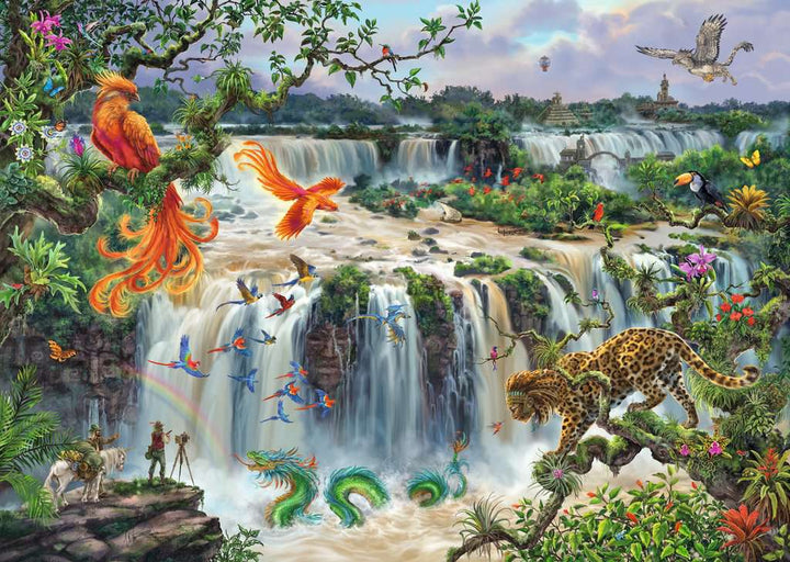 Ravensburger Puzzle 12001090 - Fantastischer Wasserfall von Iguazú - 1000 Teile Puzzle für Erwachsene ab 14 Jahren