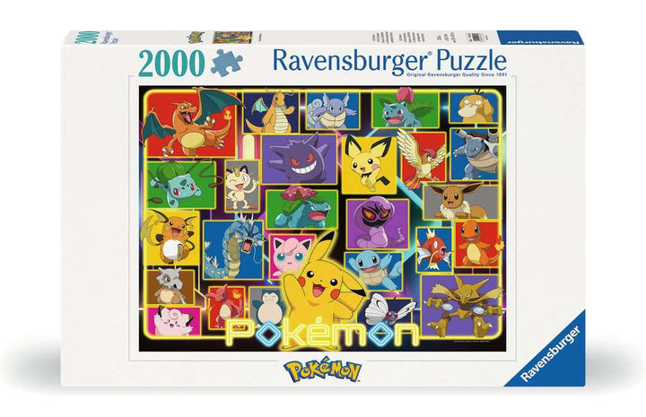 Ravensburger Puzzle 12001130 - Leuchtende Pokémon - 2000 Teile Pokémon Puzzle für Erwachsene und Kinder ab 14 Jahren