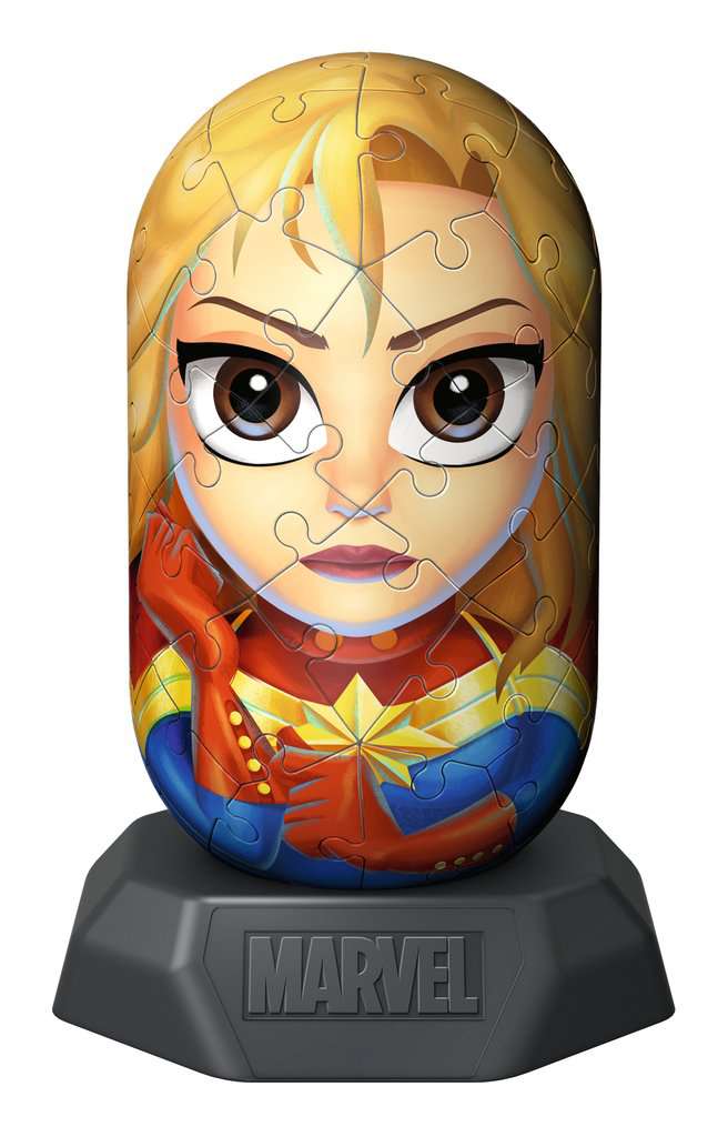 Ravensburger Hylkies: Die neue Sammelfigurenreihe zum selbst zusammenbauen. Figur #07 - Captain Marvel - Für alle Marvel Universe Fans - Aufbauen, Verlieben, Sammeln