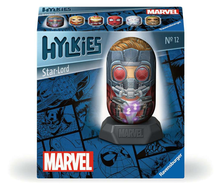 Ravensburger Hylkies: Die neue Sammelfigurenreihe zum selbst zusammenbauen. Figur #12 - Star-Lord. Für alle Guardians of the Galaxy Fans - Aufbauen, Verlieben, Sammeln