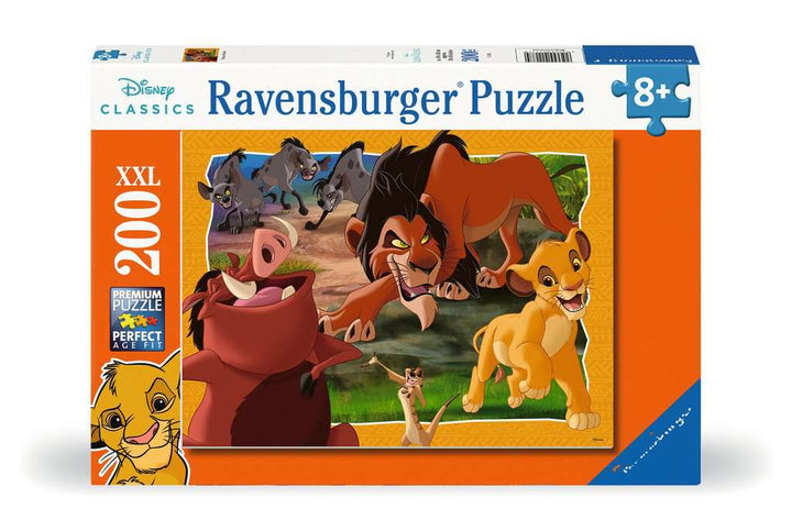 Ravensburger Kinderpuzzle 12001177 - Hakuna Matata - 200 Teile XXL Disney König der Löwen Puzzle für Kinder ab 8 Jahren