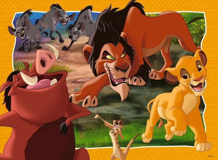 Ravensburger Kinderpuzzle 12001177 - Hakuna Matata - 200 Teile XXL Disney König der Löwen Puzzle für Kinder ab 8 Jahren